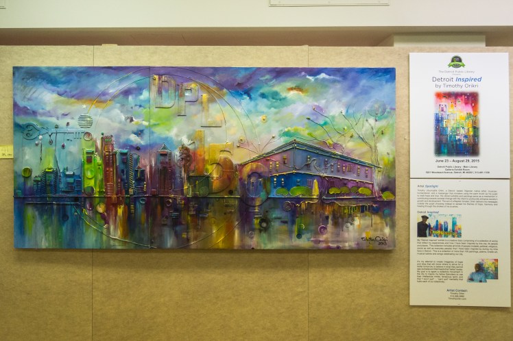 Detroit Public Library, Detroit Inspired, Timothy Orikri