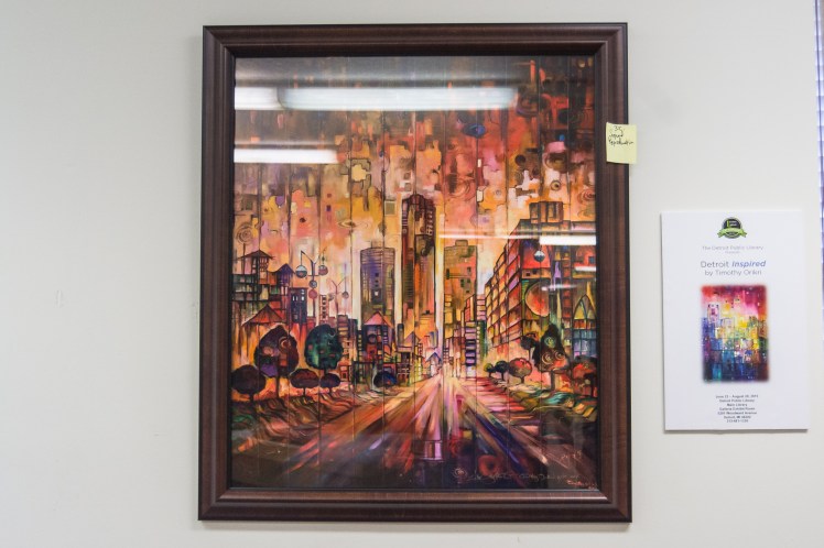 Detroit Public Library, Detroit Inspired, Timothy Orikri