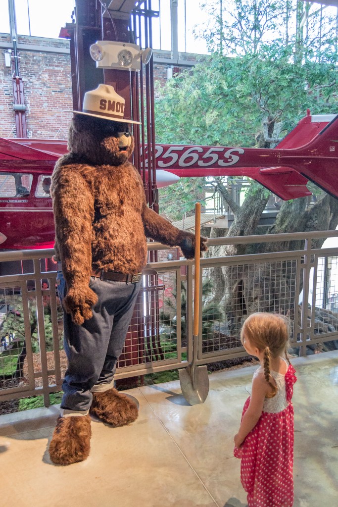 Smokey the Bear, Detroit Outdoor Adventure Center, Michigan